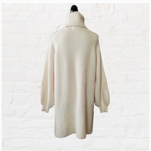 12th Tribe Beau Cream Sweater Dress M/L BNWT - Picture 3 of 7
